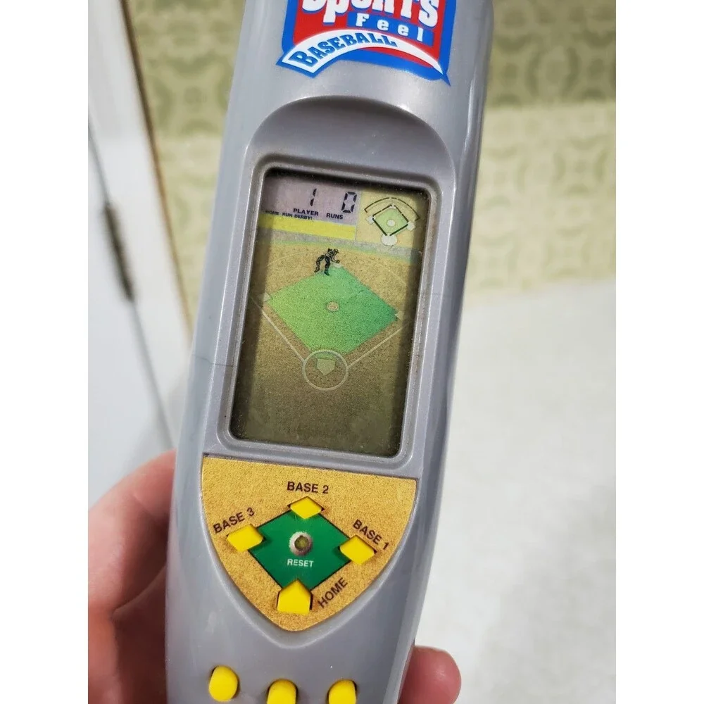 1998 Tiger Electronics Sports Feel Baseball Electronic Handheld LCD Game *Works*